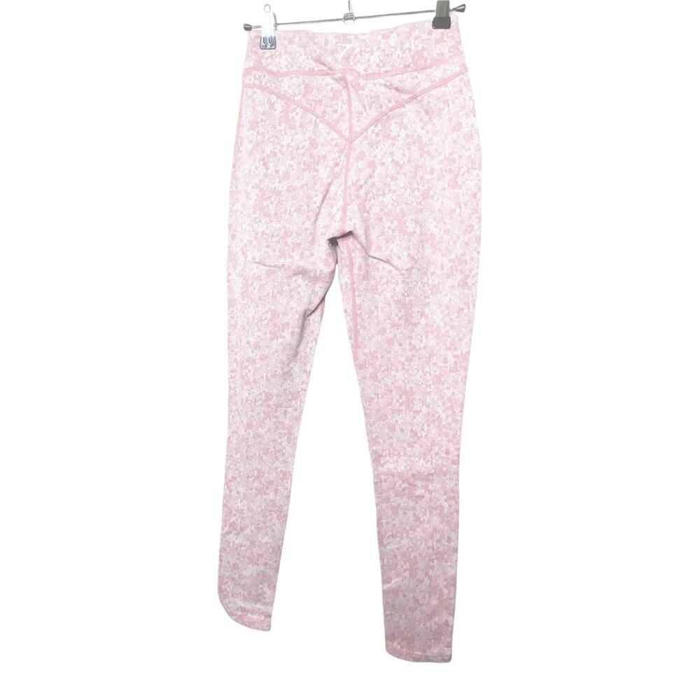 Gymshark Fleur Moroccan Brick Marl Texture Leggings With Side Pocket Sz M - Picture 2 of 9